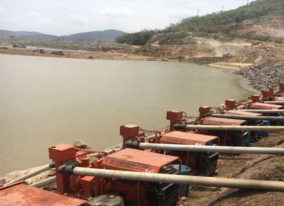 Flood water dewatering